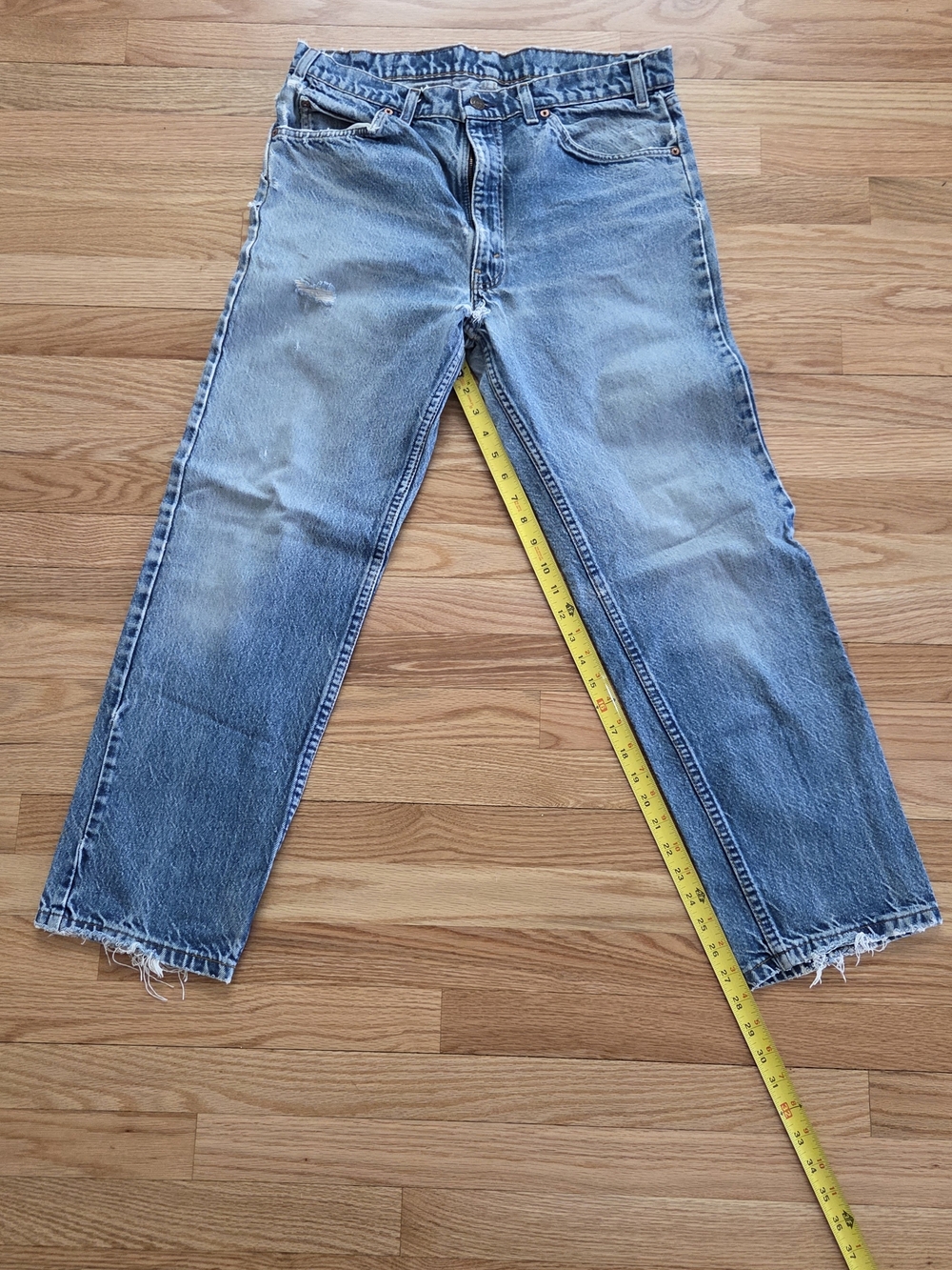 Levi's Light Blue Straight Jeans - Picture 4 of 4